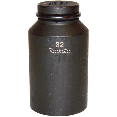 Makita 1/2" Drive Deep Impact Socket 1/2" 32mm