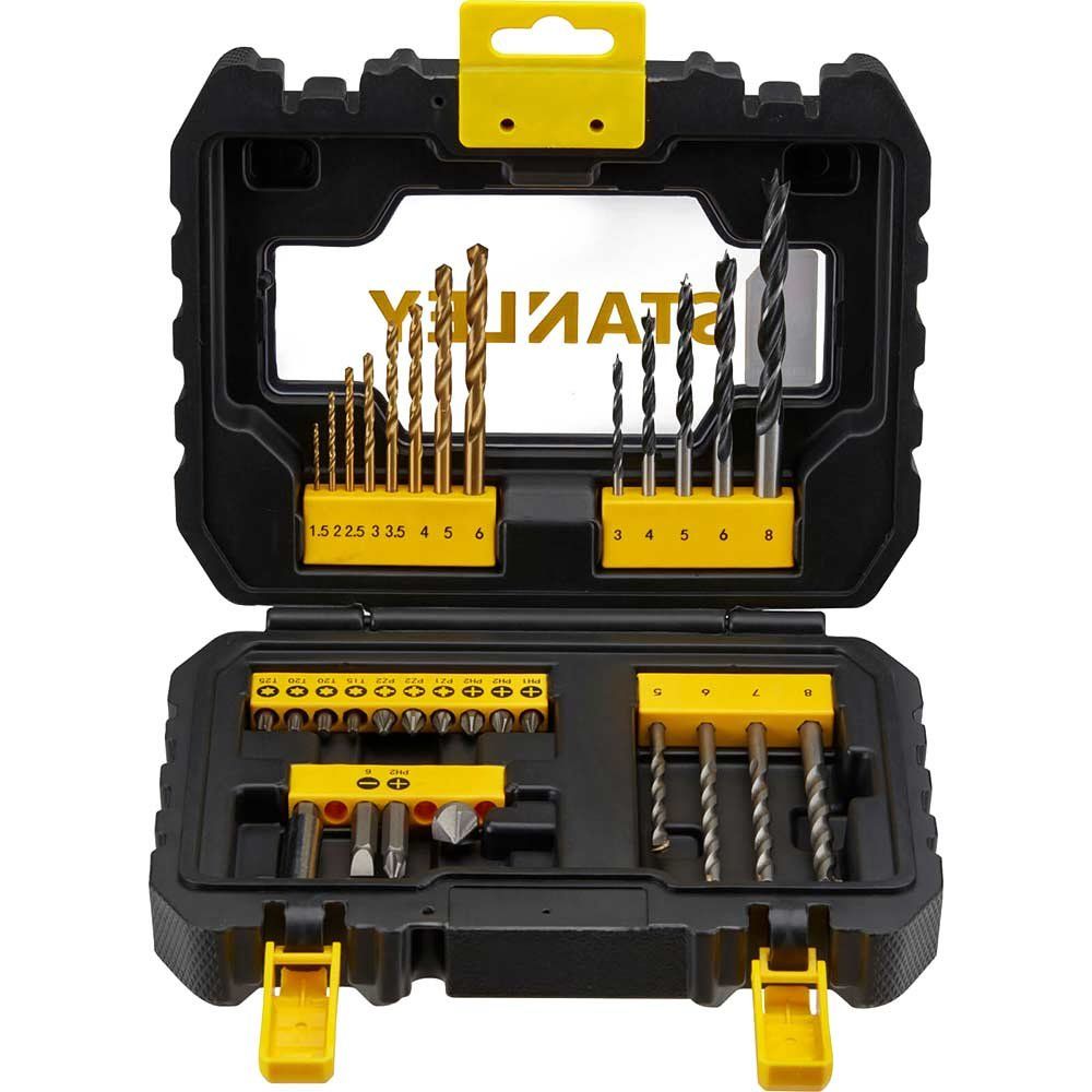Stanley 31 Piece Drill and Screwdriver Bit Set - Image 1