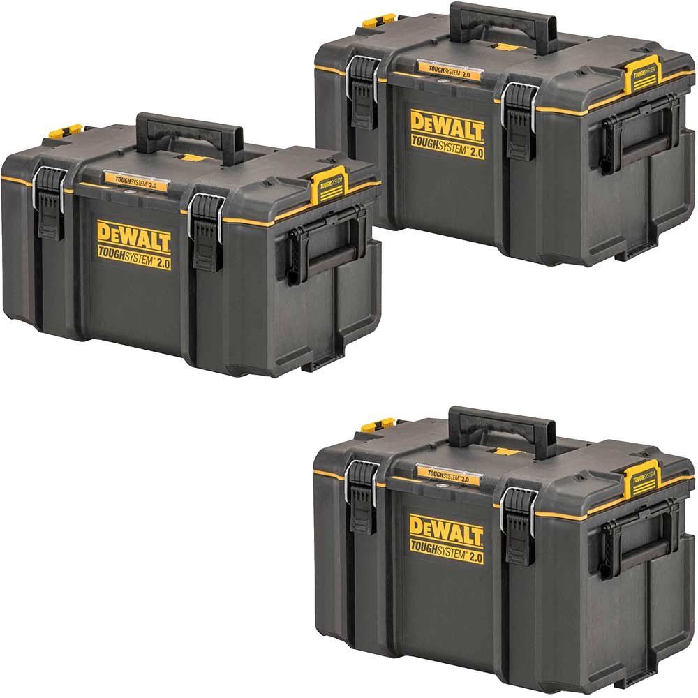 DeWalt 3 Piece Tough System V2 Tool Box Set - Image 1