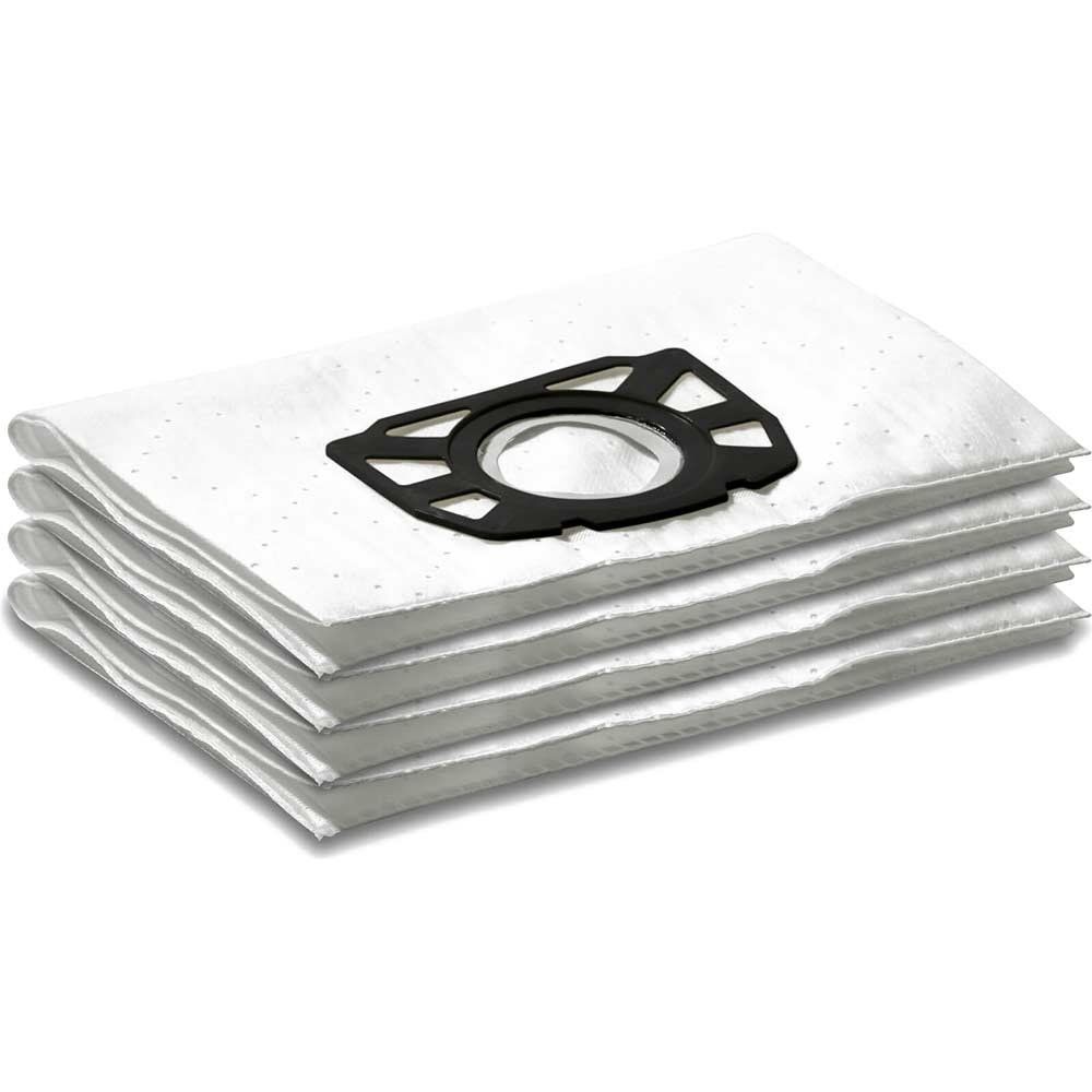Karcher Fleece Filter Dust Bags for WD 7 Vacuum Cleaners Pack of 4 - Image 1
