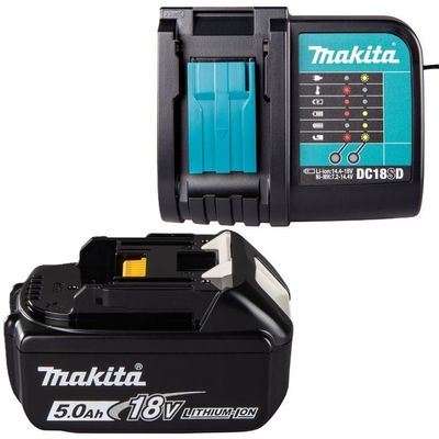 Makita 18v LXT Cordless Li-ion Battery and Charger Pack 5ah 5ah