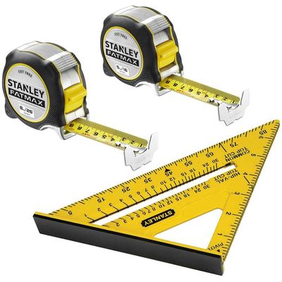 Stanley 3 Piece Professional Measuring Kit