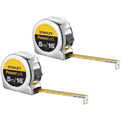 Stanley 2 Piece Classic Powerlock Tape Measure Kit