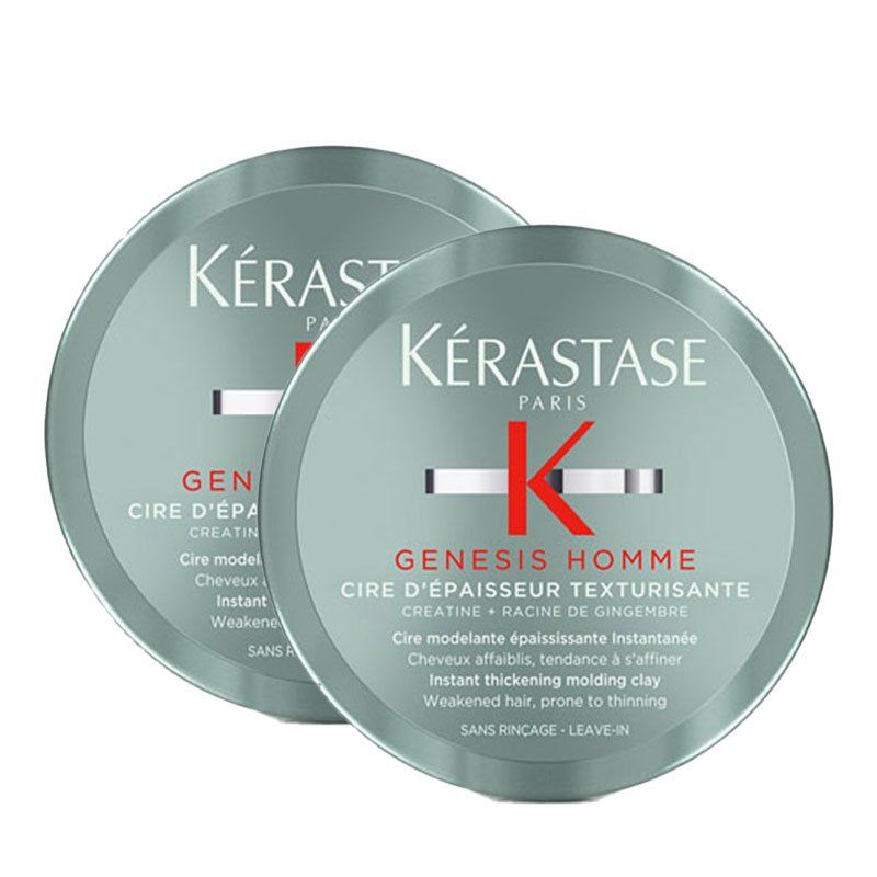 Kérastase Genesis Homme Instant Thickening Molding Clay 75ml Double - Image 1