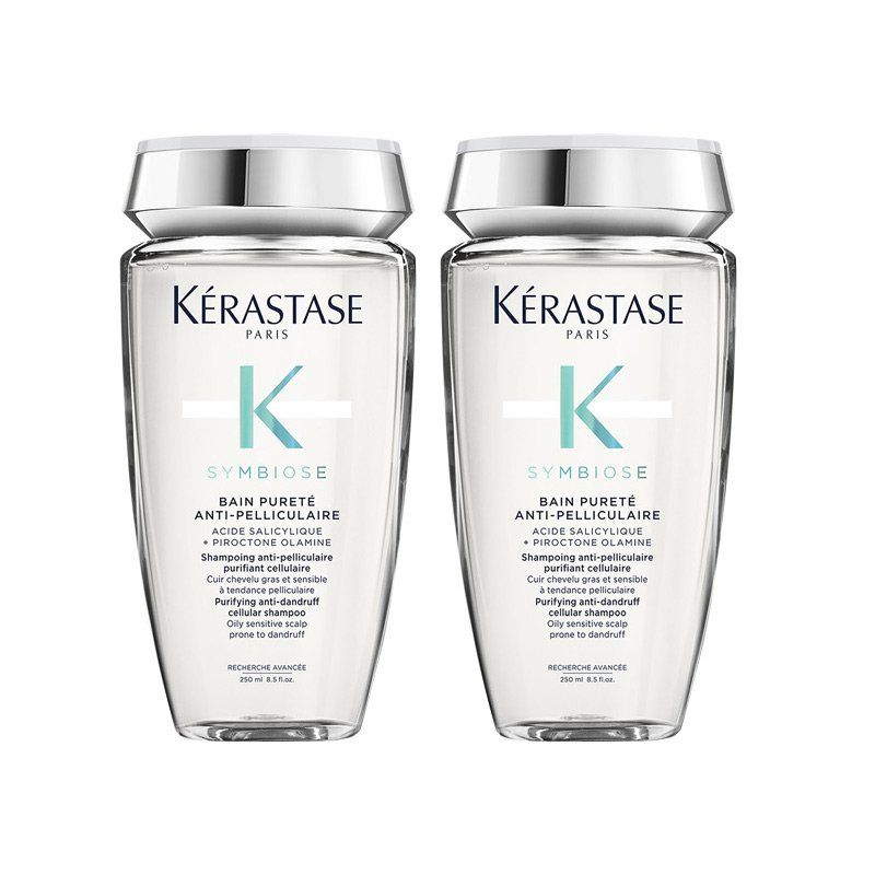 Kérastase Symbiose Purifying Anti-Dandruff Cellular Shampoo for Oily Scalps 250ml Double - Image 1