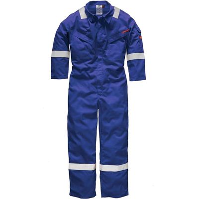 Dickies Mens Pyrovatex Flame Retardant Overall Royal Blue 40" 33"