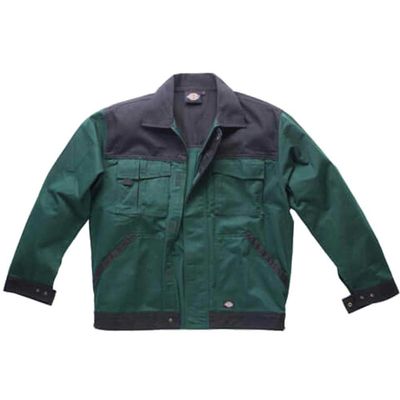 Dickies Mens Industry 300 Two Tone Jacket Green / Black M