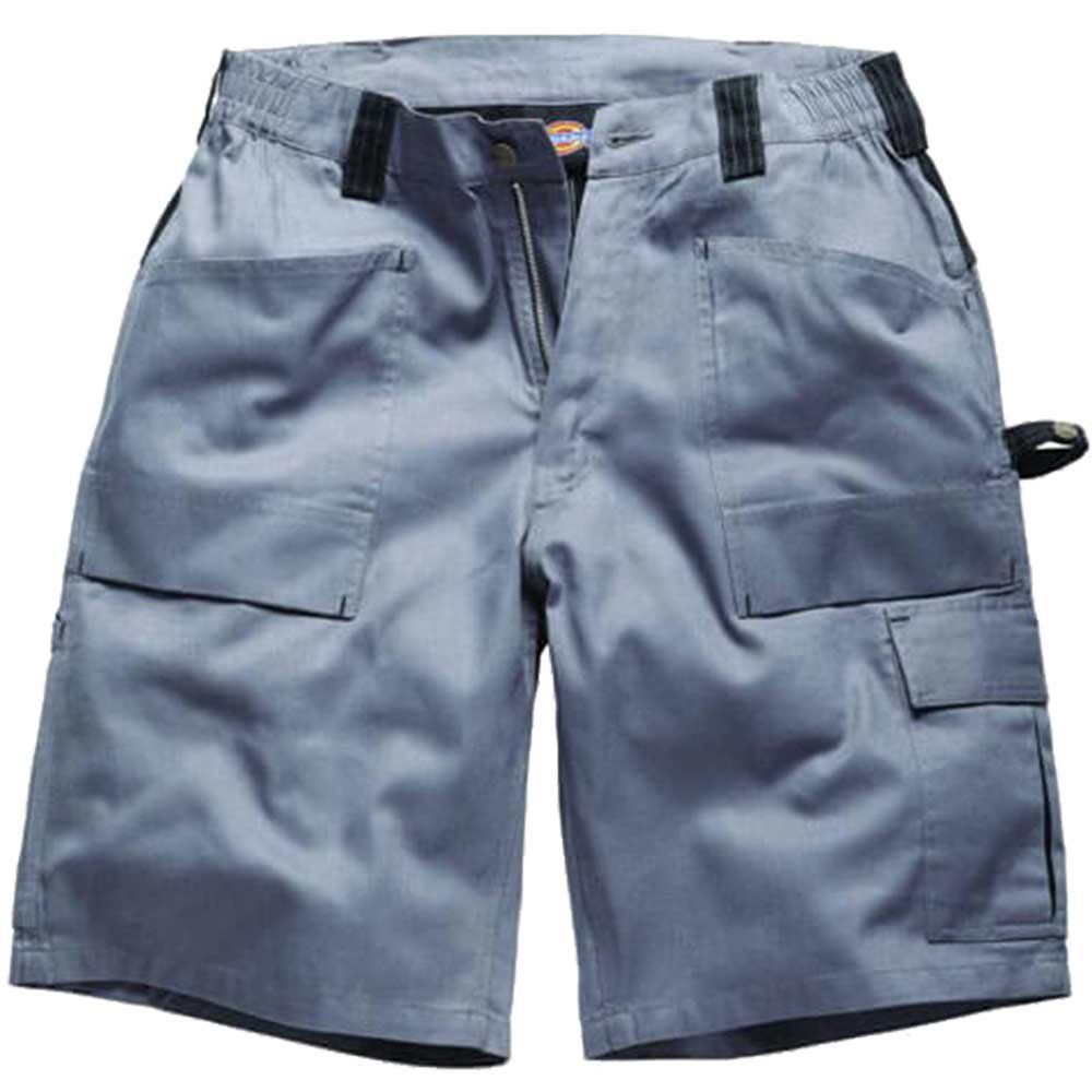 Dickies Mens Grafter Duo Tone Shorts Grey / Black 40" - Image 1