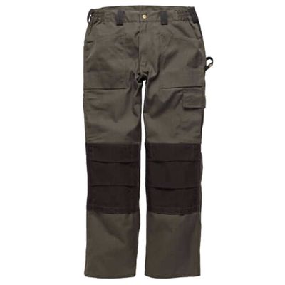 Dickies Mens Grafter Duo Tone 290 Trousers Olive / Black 28" 32"