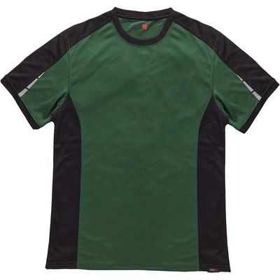 Dickies Mens Pro Performance T Shirt Green / Black 2XL