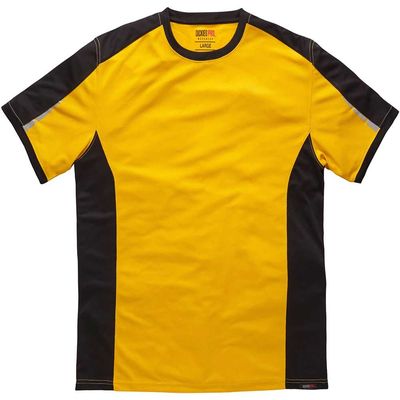 Dickies Mens Pro Performance T Shirt Yellow / Black M