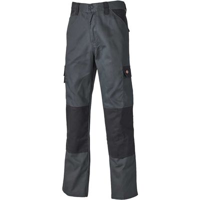 Dickies Mens Everyday Trousers Grey / Black 48" 31"